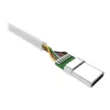USB laidas Silicon Power Boost Link PVC LK10AC 1m USB A USB C Baltas