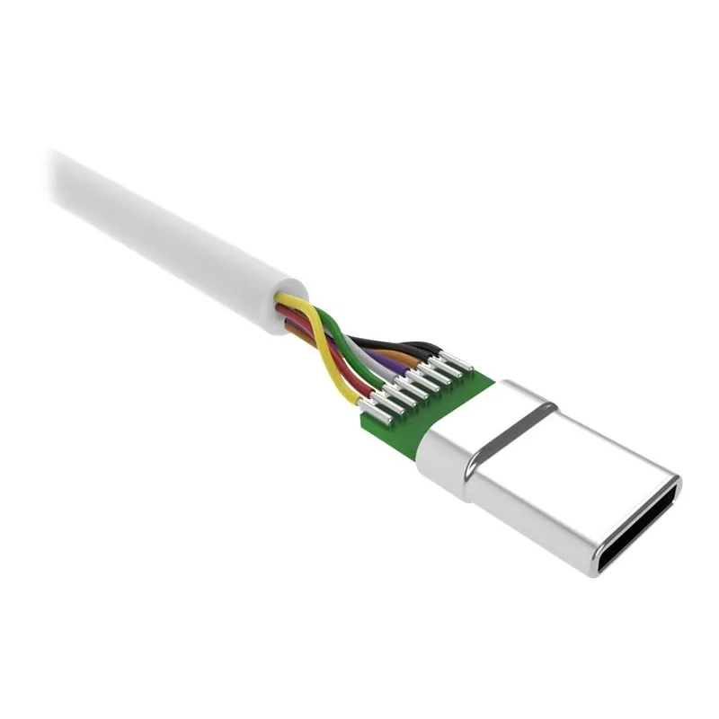 USB laidas Silicon Power Boost Link PVC LK10AC 1m USB A USB C Baltas