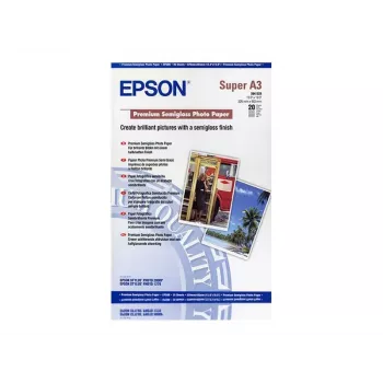 Epson Premium Semigloss foto popierius, DIN A3+, 250 g/m², 20 lapų