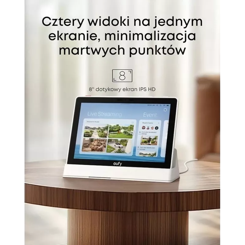 Išmanus namų apsaugos pagalbininkas Anker Eufy T87A03W1 juodas/baltas