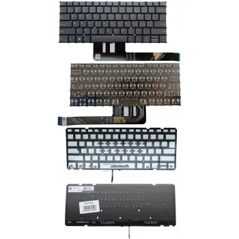 Lenovo KB316243 klaviatūra, skirta Yoga 7, JAV išdėstymas, juoda/pilka, su apšvietimu