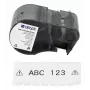 Brady M5C-1500-595-WT-BK vinilo juosta, juoda į baltą, 38,10 mm x 7,62 m, nuolatinė, nuolatinė (170944)