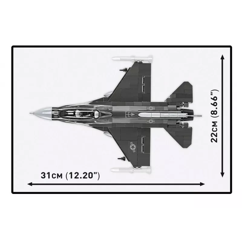 Konstruktorius Cobi F-16D Fighting Falcon, 436 detalių