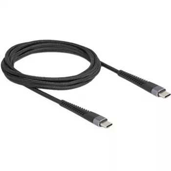 DeLOCK USB C laidas USB 2.0 2m juodas 81125
