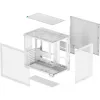 Korpusas DeepCool CG530 WH Midi Tower – ATX/Micro ATX/ITX, grūdintas stiklas, 2×3,5 col. + 3×2,5 col. vietos, palaiko iki 410 mm GPU