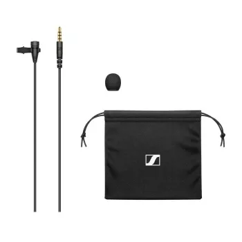 Lavalier mikrofonas Sennheiser XS LAV MOBILE, segtuvinis, kondensatorinis, įvairiakryptis, 2 m laidas, 3,5 mm, 50–18000 Hz, 19 g, juodas