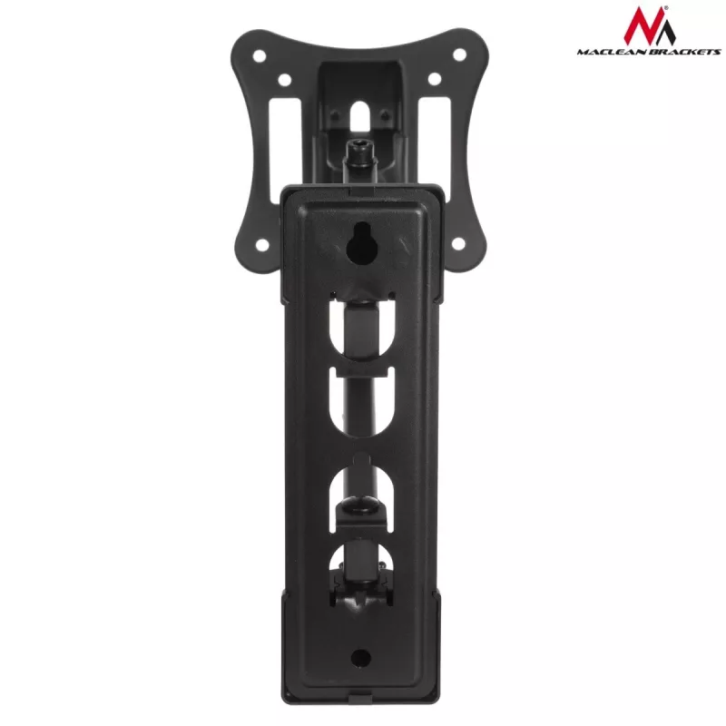 Sieninis TV/monitoriaus laikiklis MACLEAN MC-719, iki 68,6 cm (27 colių), 15 kg, VESA 100x100, juodas
