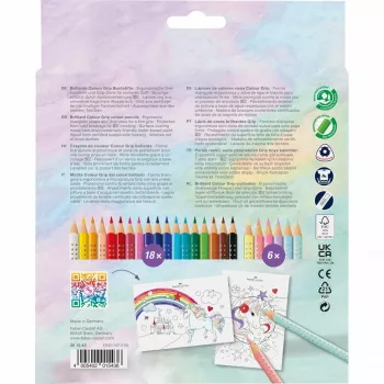 Akvareliniai pieštukai Faber-Castell 201543, 24 spalvos