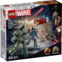 Konstruktorius LEGO Marvel Super Heroes Geležinis žmogus ir karo mašina rinkinys 76320, 204 detalės, 2 minifigūrėlės, 100 mm aukštis