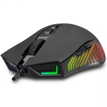 INCA Gaming Mouse IMG-GT17 6400 DPI, RGB, 7 mygtukai, USB, juoda