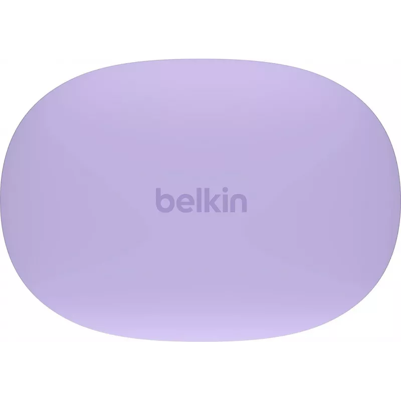 Belaidės ausinės Belkin SoundForm Bolt levandų spalvos