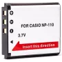 Įkraunama baterija Extra Digital NP-110 3.7V 1000mAh nešiojamiems įrenginiams