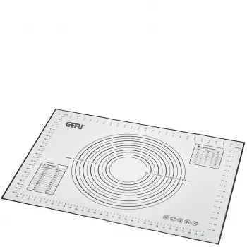 Kepimo kilimėlis GEFU PAD – silikoninis, dramblio kaulo spalvos, 500 × 700 mm