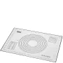 Kepimo kilimėlis GEFU PAD – silikoninis, dramblio kaulo spalvos, 500 × 700 mm