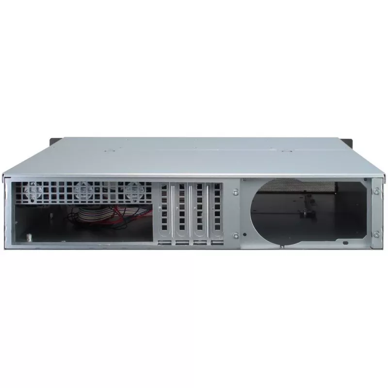 Inter-Tech IPC 2U-2404S – 2U stelažinis korpusas micro ATX, 4x karšto keitimo kietieji diskai
