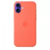 Apple Silikoninis dėklas iPhone 16 Plus su MagSafe - Tangerine