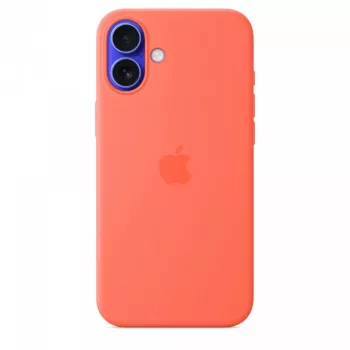 Apple Silikoninis dėklas iPhone 16 Plus su MagSafe - Tangerine