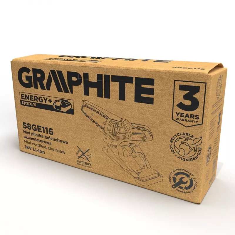 Belaidis mini pjūklas Graphite 58GE116
