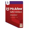 McAfee Safe Connect VPN raktas – 5 įrenginiams, metams