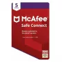 McAfee Safe Connect VPN raktas – 5 įrenginiams, metams