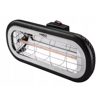 NEO TOOLS 90-032 elektrinis infraraudonųjų spindulių šildytuvas 2000 W juodas