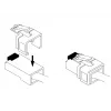 RJ45 laikiklis DeLOCK 86420, įvairių spalvų, 16 vnt.