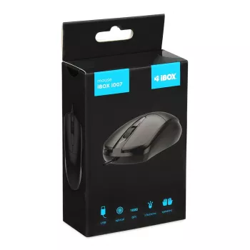 iBOX i007 laidinė optinė pelė, juoda