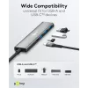 Goobay Slim 4 prievadų USB-Hub USB-C į USB-A 5 Gbit/s - kištukas 1x (76562)