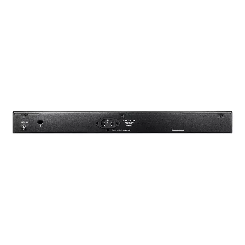 D-Link DGS-1510-28XMP valdomas L2/L3 Gigabit Ethernet (10/100/1000) „Power over Ethernet“ (PoE) jungiklis, juodas, pilkas
