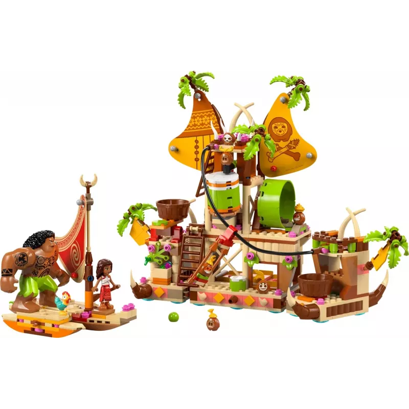 LEGO Disney Kakamora Barge statybinis rinkinys 43258 – 572 detalės, 2 minifigūrėlės, nuo 7 metų