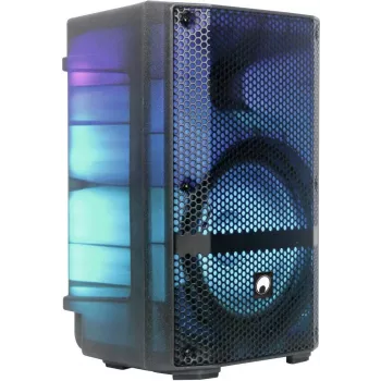 Nešiojamas vakarėlių garsiakalbis Omnitronic MSE-8+ su baterija ir LED efektais