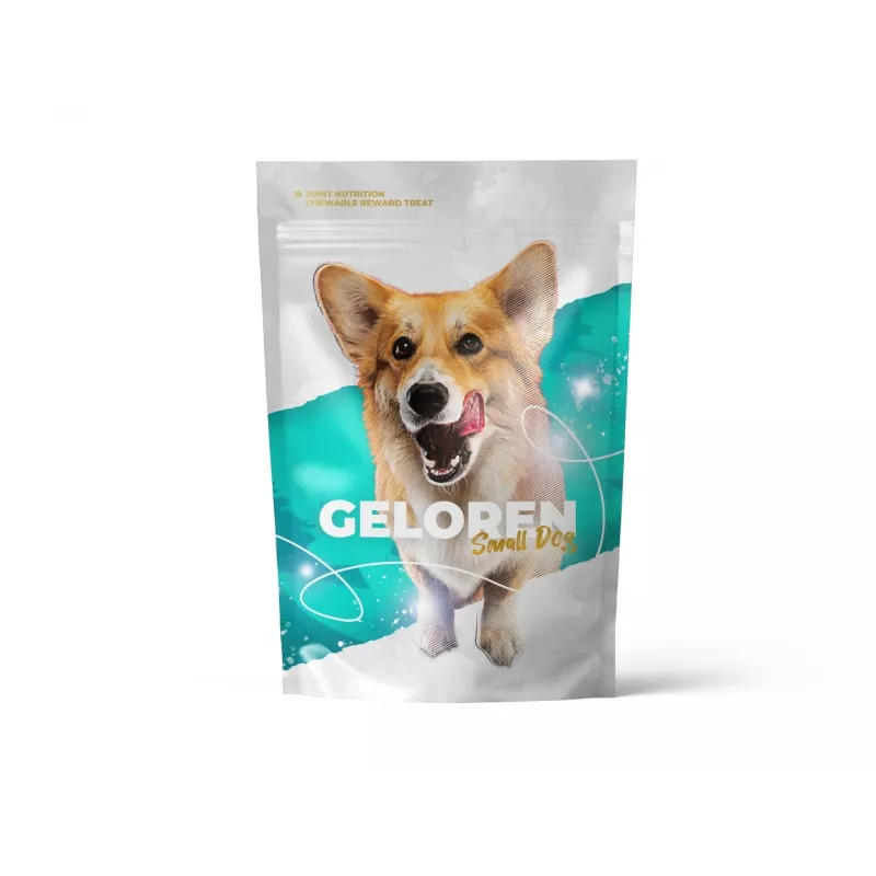 Papildas mažiems šunims CONTIPRO GELOREN Small Dog Joints 180 g želatininis sąnarių palaikymas paketėlis
