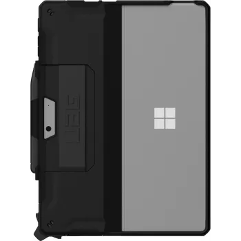 Urban Armor Gear UAG Scout Series tvirtas dėklas su rankiniu dirželiu, skirtas Microsoft Surface Pro 9, 10, 11, juodas