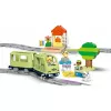 Traukinuko rinkinys LEGO DUPLO Interaktyvus nuotykių geležinkelis 10427, 57 dalių, 2 minifigūrėlės, nuo 2 metų