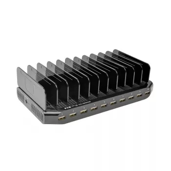 Tripp Lite U280-010-ST-CEE 10 prievadų USB įkrovimo stotelė, 96W, juoda