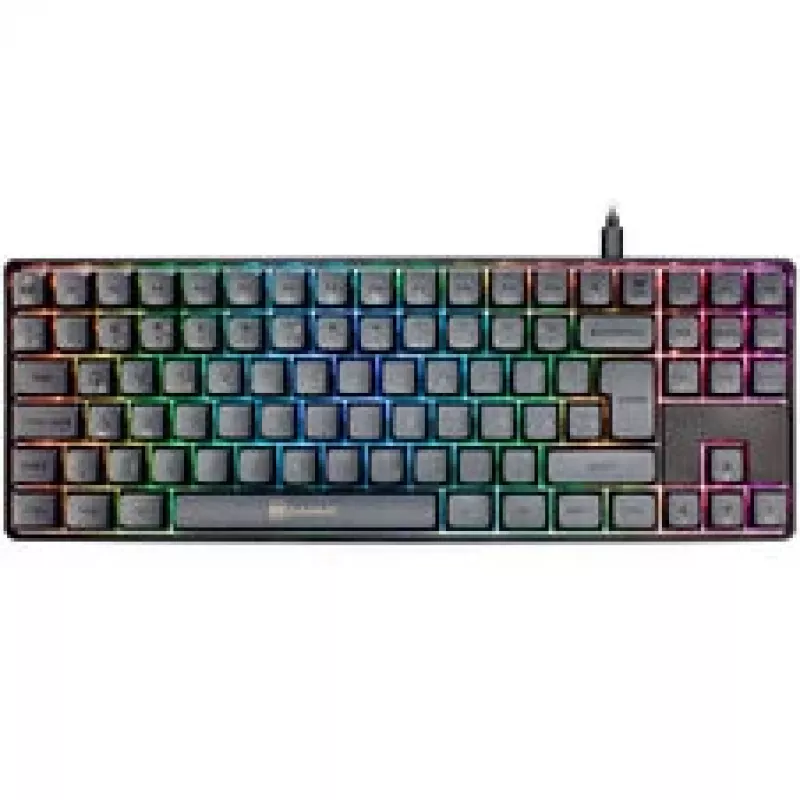 GAMIAC TKL90G žaidimų klaviatūra, Kailh Blue - juoda/pilka