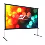 Elite Screens Yard Master 2 - rankinis - 4,57 m (180 col.) - 3,99 m - 2,24 m - 16:9 - sidabrinis - baltas