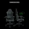 Žaidimų kėdė Razer Iskur V2 su paminkštinta sėdyne, juoda