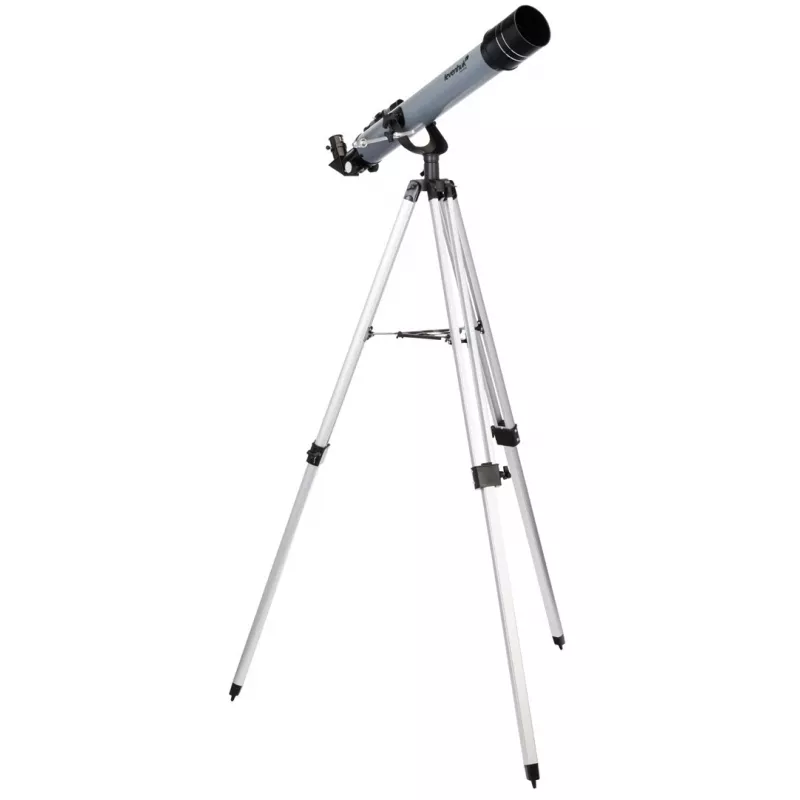 Teleskopas Levenhuk Blitz 70 Base Refractor 140x Pilka