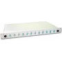 Lightwin LWL Splice Box, 24 skaidulų, 12x DLC daugiamodis, 50/125µm OM3 Pigtail Splice Box (SPBOX 24G50 OM3 DLC)