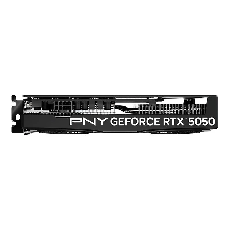 Vaizdo plokštė PNY GeForce RTX 5050 – 8 GB GDDR6, 2317 MHz, 128 bitų, PCIe x8 5.0, dviejų ventiliatorių aušinimas
