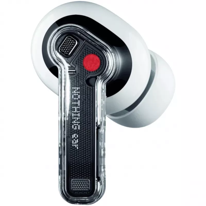 Ausinės Nothing Ear True Wireless Stereo, skaidriai baltos