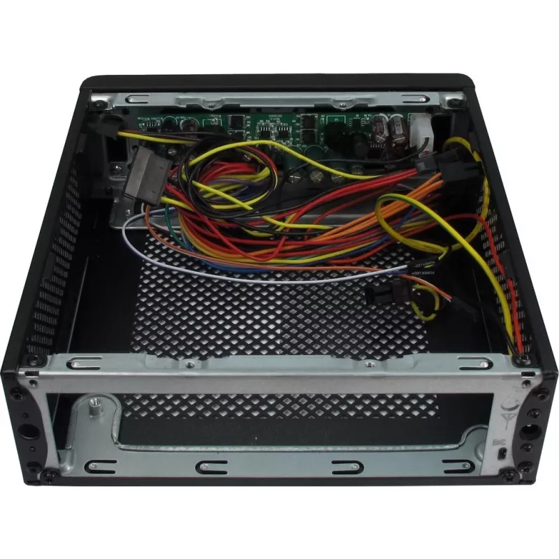 Kompaktiškas ITX korpusas Inter-Tech ITX-601 Desktop juodas