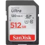 SanDisk Ultra SDXC UHS-I atminties kortelė – 512 GB, UHS-I U1 / Class10 (SDSDUN4-512G-GN6IN)