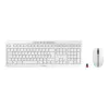 CHERRY Stream Desktop belaidė klaviatūra su pele, RF, QWERTZ, balta