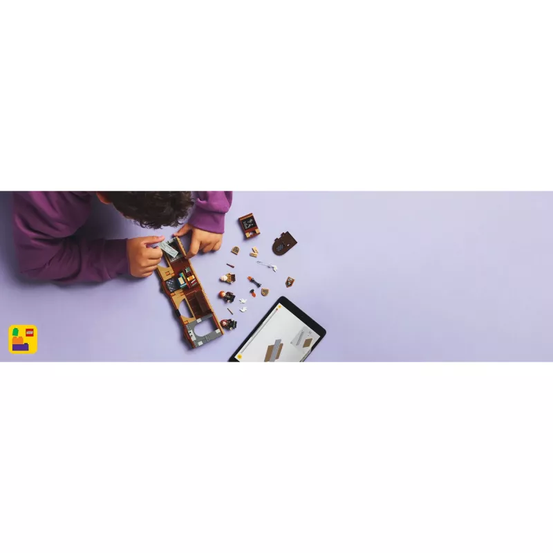 Statybinis rinkinys LEGO Harry Potter Hogvartso pilies Kerėjimo pamoka 76442 — 204 detalės, 3 minifigūrėlės, nuo 8 metų