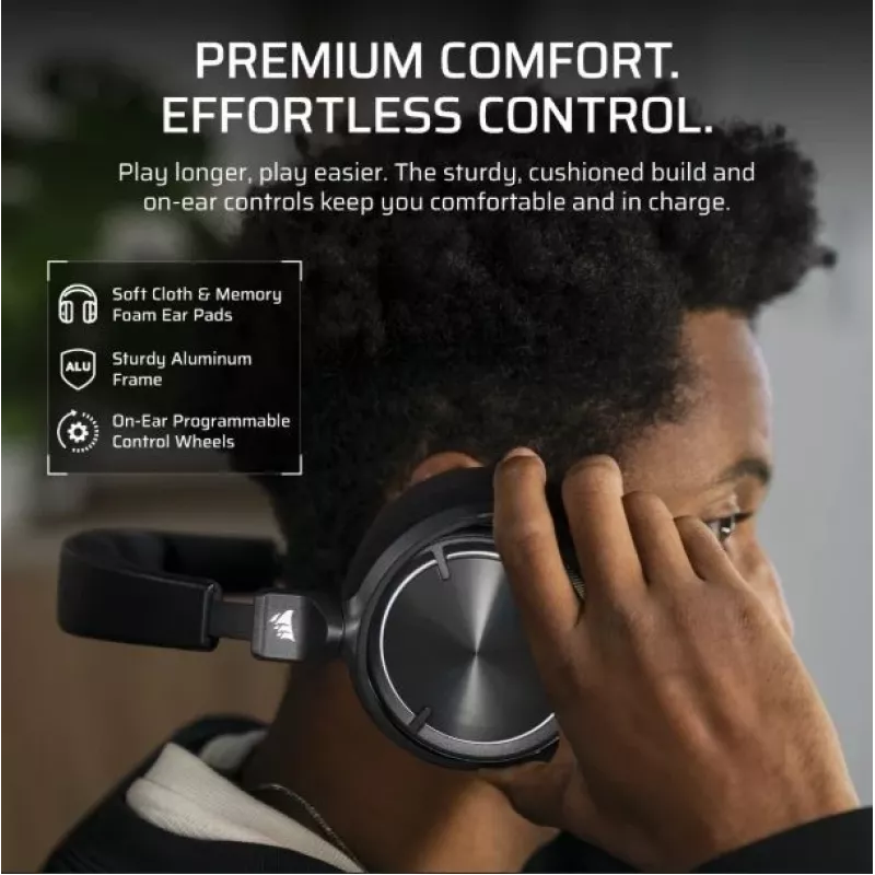 Ausinės CORSAIR Virtuoso Max Wireless Carbon