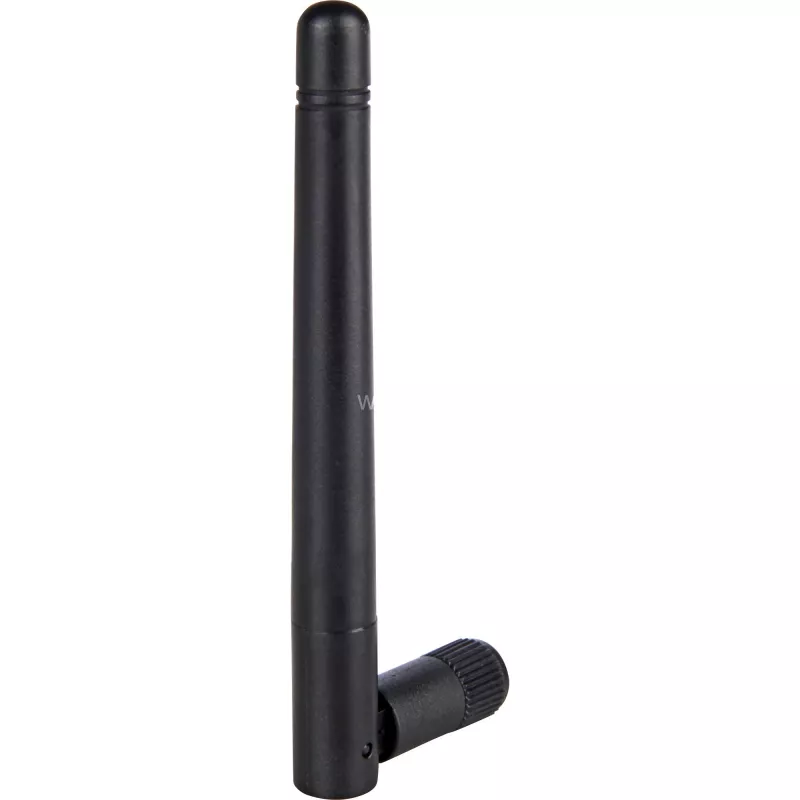 Delock 88339 Wi-Fi 802.11 b/g/n antena, RP-SMA, 2 dBi, visakryptė, su lenkiamu lanksčiu, juoda
