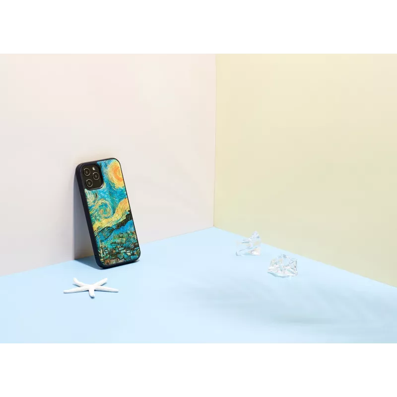 Apsauginis dėklas iKins Apple iPhone 12 Pro Max — žvaigždėtos nakties juoda