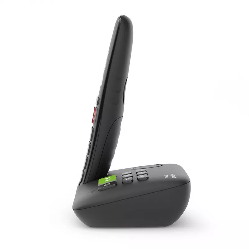 Gigaset E290A Analoginis/DECT telefonas su skambučio ID, juodas